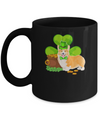 Corgi St Patrick's Day Irish Dog Lover Funny Gifts Mug Coffee Mug | Teecentury.com