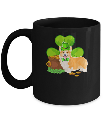 Corgi St Patrick's Day Irish Dog Lover Funny Gifts Mug Coffee Mug | Teecentury.com