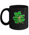St Patricks Day Leprechaun Dabbing Dab American Flag Mug Coffee Mug | Teecentury.com
