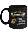 Level Of Savage Capricorn Mug Coffee Mug | Teecentury.com