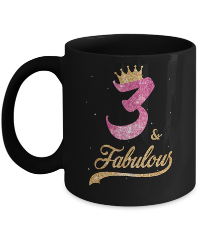 3Th And Fabulous Three Birthday Mug Coffee Mug | Teecentury.com