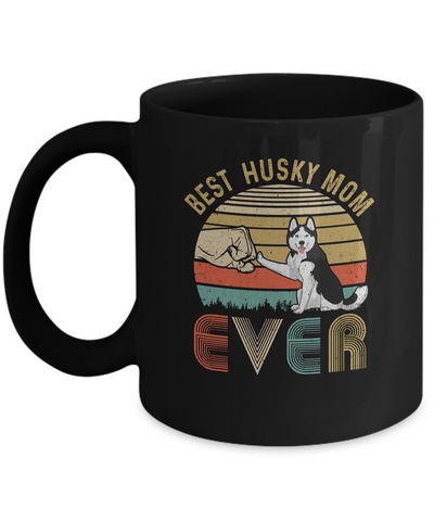 Vintage Best Husky Mom Ever Bump Fit Funny Mom Gifts Mug Coffee Mug | Teecentury.com