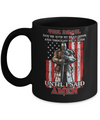 Knight American The Devil Saw Me With My Head Down Veteran Mug Coffee Mug | Teecentury.com