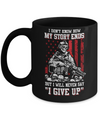 How My Story Ends But It Will Never Say I Gave Up Veteran Mug Coffee Mug | Teecentury.com