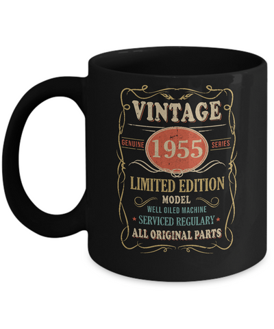 Vintage 1955 67th Birthday All Original Parts Gift Mug Coffee Mug | Teecentury.com
