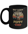 Vintage Best Buckin' Poppy Ever Gift For Father Day Mug Coffee Mug | Teecentury.com