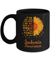 Being Strong Daisy Flower Orange Leukemia Awareness Mug Coffee Mug | Teecentury.com