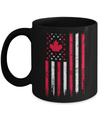 American Canadian Flag Canada Pride Heritage Mug Coffee Mug | Teecentury.com
