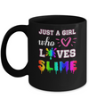 Just A Girl Who Loves Slime Mug Coffee Mug | Teecentury.com