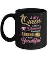 July Girls Queen Is Diamond Strong Beautiful Mug Coffee Mug | Teecentury.com