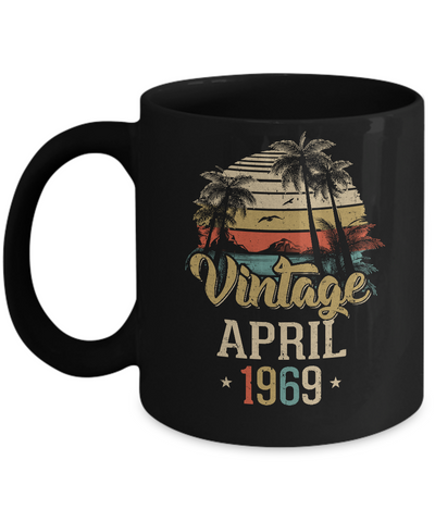 Retro Classic Vintage April 1969 53th Birthday Gift Mug Coffee Mug | Teecentury.com