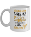 September Girls Sunshine Mixed With A Little Hurricane Birthday Mug Coffee Mug | Teecentury.com