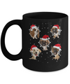 Cute Dog's Christmas Snowflakes Cat Claus Mug Coffee Mug | Teecentury.com
