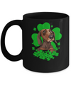 Dachshund St. Patrick's Day Clovers Mug Coffee Mug | Teecentury.com