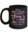 I'm A Hippie Woman I Was Born With My Heart Coffee Mug | Teecentury.com