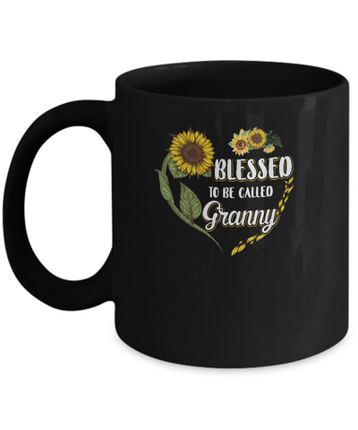 Blessed To Be Called Granny Sunflower Mothers Day Gift Mug Coffee Mug | Teecentury.com