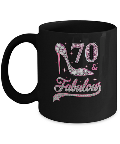 70 And Fabulous 70 Years Old 1952 70th Birthday Gift Mug Coffee Mug | Teecentury.com