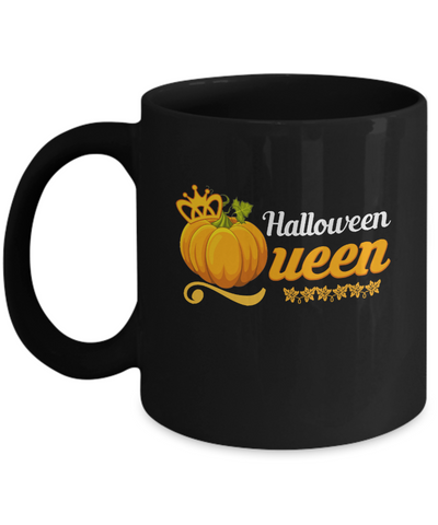 Halloween Queen Cute Pumpkin Spice Halloween Mug Coffee Mug | Teecentury.com