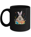 Poodle Bunny Hat Rabbit Easter Eggs Mug Coffee Mug | Teecentury.com