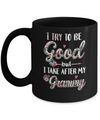 Toddler Kids I Try To Be Good But I Take After My Grammy Mug Coffee Mug | Teecentury.com