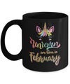 Cute Unicorns Are Born In February Birthday Gift Mug Coffee Mug | Teecentury.com