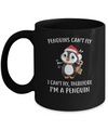 Funny Penguin I Can't Fly Christmas Gift Mug Coffee Mug | Teecentury.com
