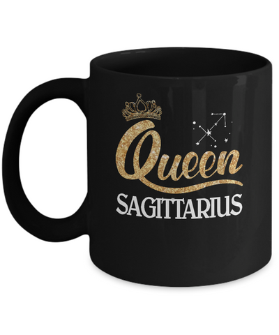 Queen Sagittarius Zodiac November December Birthday Gift Mug Coffee Mug | Teecentury.com