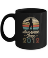 Vintage Flossing Awesome Since 2012 10th Birthday Gift Mug Coffee Mug | Teecentury.com