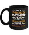 Proud Father-In-Law Freaking Awesome Son-In-Law Mug Coffee Mug | Teecentury.com
