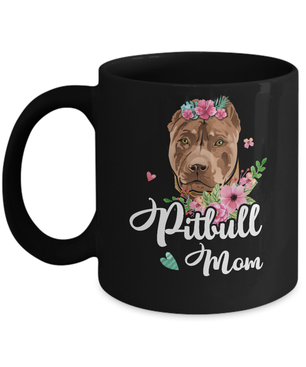 Pittie Mama Pitbull Dog Mom Funny Mothers Day Gifts Shirt