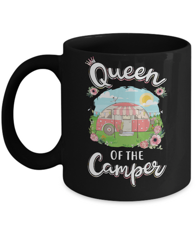 Queen Of The Camper Camping For Women Gift Mug Coffee Mug | Teecentury.com