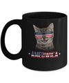 Ameowica 4Th Of July Party Meow Cat American Flag Mug Coffee Mug | Teecentury.com