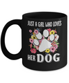 Just A Girl Who Loves Her Dog Mug Coffee Mug | Teecentury.com