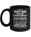 Lucky Dad Have A Stubborn Daughter Was Born In October Mug Coffee Mug | Teecentury.com