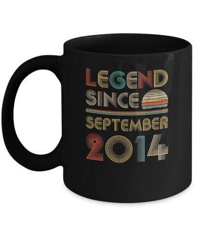 Legend Since September 2014 Vintage 8th Birthday Gifts Mug Coffee Mug | Teecentury.com