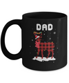 Dad Deer Red Plaid Christmas Family Matching Pajamas Mug Coffee Mug | Teecentury.com