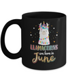 Llama Unicorn Llamacorns Born In June Birthday Gift Mug Coffee Mug | Teecentury.com