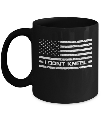 I Don't Kneel Us Flag Mug Coffee Mug | Teecentury.com