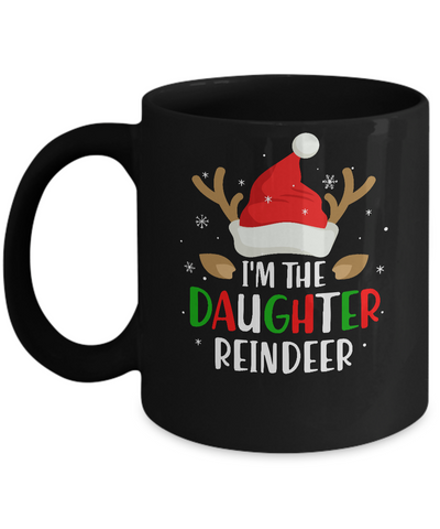 I'm The Daughter Reindeer Matching Family Christmas Mug Coffee Mug | Teecentury.com