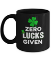 Zero Lucks Given St Patricks Day Mug Coffee Mug | Teecentury.com