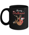 Merry Slothmas Christmas Pajama For Sloth Lovers Mug Coffee Mug | Teecentury.com