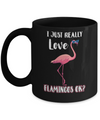 I Just Really Love Flamingos OK Mug Coffee Mug | Teecentury.com