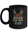 Vintage Best Buckin' Pap Pap Ever Deer Hunting Mug Coffee Mug | Teecentury.com