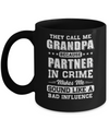 They Call Me Grandpa Partner In Crime Fathers Day Mug Coffee Mug | Teecentury.com