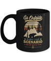 Vintage Go Outside Worst Case Scenario A Bear Kills You Mug Coffee Mug | Teecentury.com