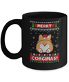 Xmas Merry Corgmas Santa Corgi Ugly Christmas Sweater Mug Coffee Mug | Teecentury.com