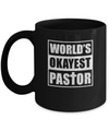 Christian World's Okayest Pastor Mug Coffee Mug | Teecentury.com