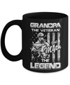 Grandpa The Veteran The Myth The Legend Mug Coffee Mug | Teecentury.com