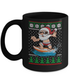 Santa Surfing Hawaiian Summer Christmas Ugly Sweater Mug Coffee Mug | Teecentury.com