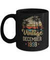 Retro Classic Vintage December 1959 63th Birthday Gift Mug Coffee Mug | Teecentury.com